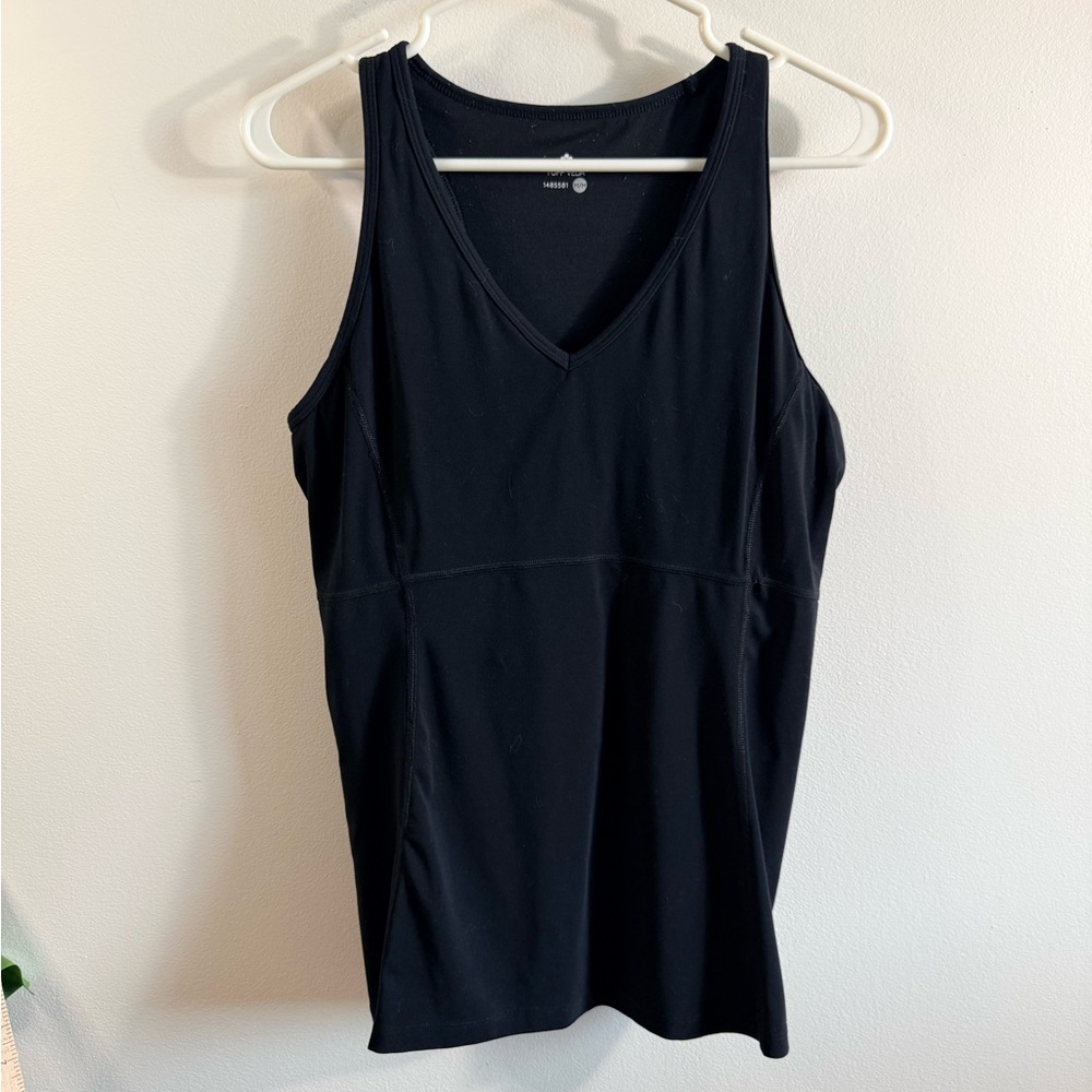 Classic Black V-Neck Tank Top